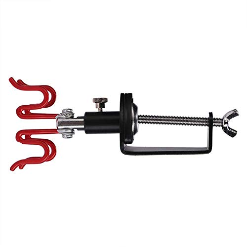 Portable 360 Degree Airbrush Holder Stand Holds 2 Airbrushes Clamp...