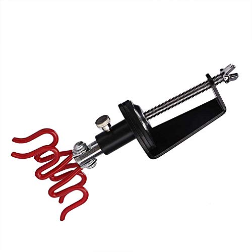 Portable 360 Degree Airbrush Holder Stand Holds 2 Airbrushes Clamp...