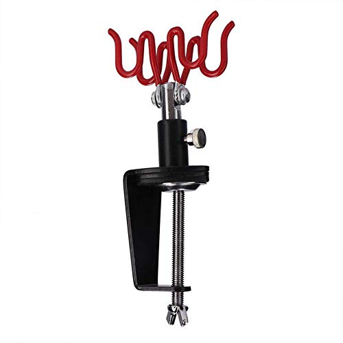 Portable 360 Degree Airbrush Holder Stand Holds 2 Airbrushes Clamp...