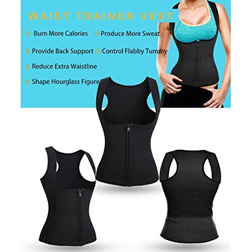 GAODI Women Waist Trainer Vest Slim Corset Neoprene Sauna Tank Top...