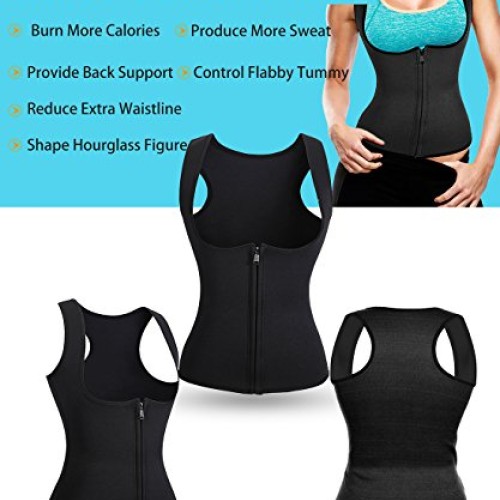GAODI Women Waist Trainer Vest Slim Corset Neoprene Sauna Tank Top...