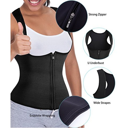 GAODI Women Waist Trainer Vest Slim Corset Neoprene Sauna Tank Top...