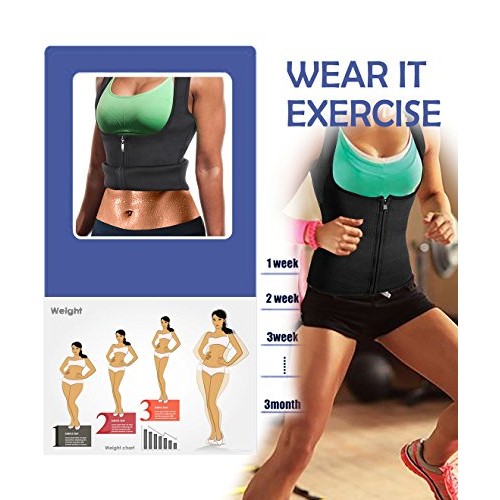 GAODI Women Waist Trainer Vest Slim Corset Neoprene Sauna Tank Top...