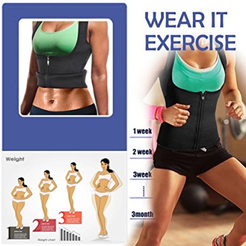 GAODI Women Waist Trainer Vest Slim Corset Neoprene Sauna Tank Top...