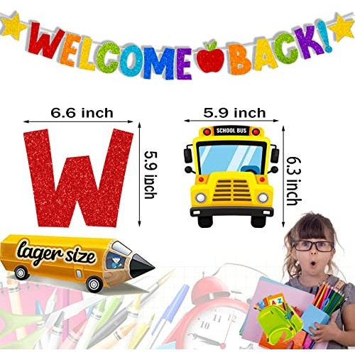 Back to School Banner Welcome Classroom Banner for First Day of Sc...