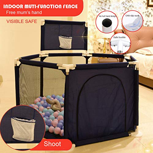 Gaorui Kids Baby Ball Pit Playpen - Portable Toddlers Indoor Outdo...