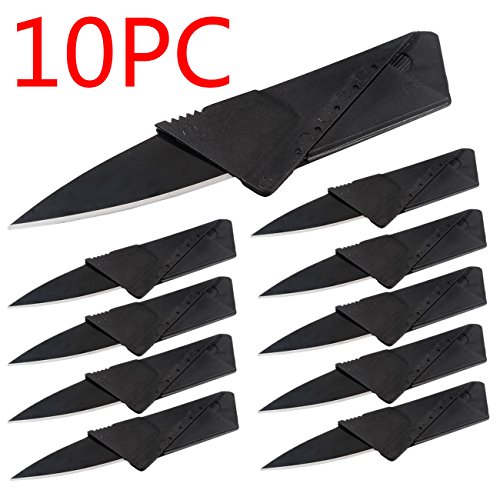 Garberiel 10 Pack Credit Card Knife Multifunction Folding Blade Kn...