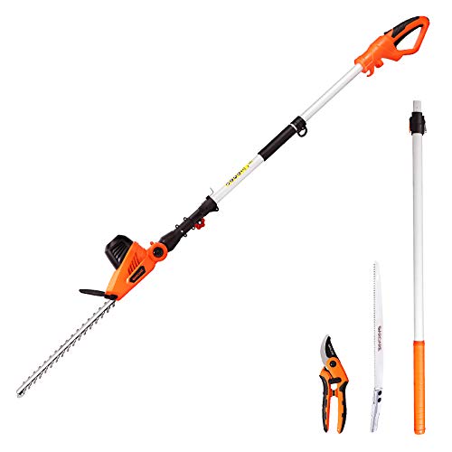 GARCARE Electric Hedge Trimmers 4.8A Pole Hedge Trimmer Corded | H...