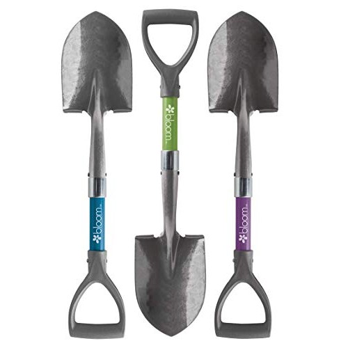 Garden Bloom LH015BL Bond 989743 Bloom Mini D Handle Shovel Assorted