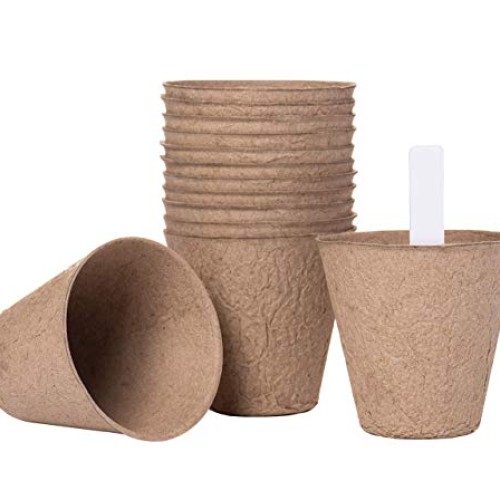 Garden Growers Seed Starter Pots – 3 Inch Biodegradable Peat Pods ...