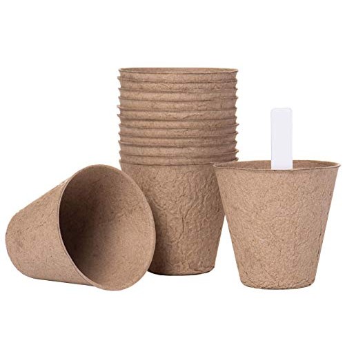 Garden Growers Seed Starter Pots – 3 Inch Biodegradable Peat Pods ...