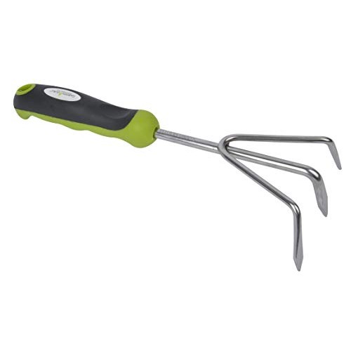 Garden Guru Hand Cultivator - Stainless Steel Hand Rake Soil Tille...