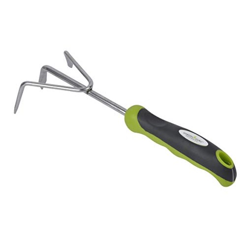 Garden Guru Hand Cultivator - Stainless Steel Hand Rake Soil Tille...