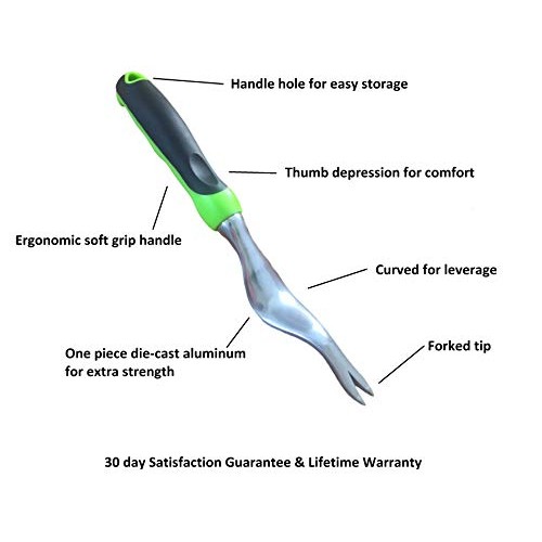 Garden Guru Hand Weeder - Weed Puller with Ergonomic Handle for Pl...