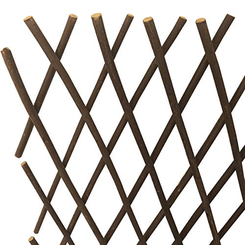 Expandable Garden Trellis Plant Support Willow Lattice Fence Panel...