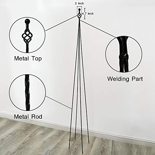 Garden Obelisk Trellis for Potted Climbing Plants Indoor and Outdo...