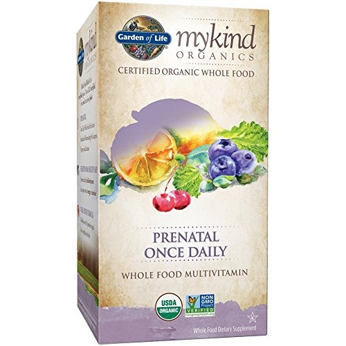 Garden of Life Organic Prenatal Multivitamin Supplement with Folat...