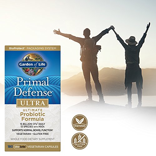 Garden of Life Whole Food Probiotic Supplement - Primal Defense UL...