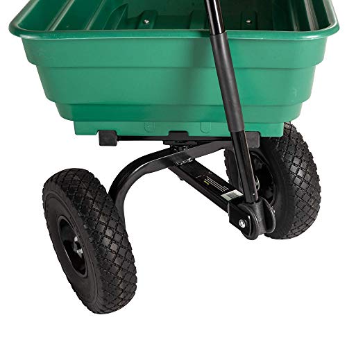 Garden Star 70275 Garden Wagon/Yard Cart with Flat Free Tires, 37...