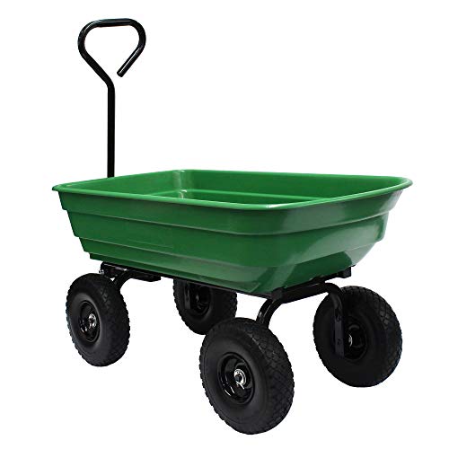 Garden Star 70275 Garden Wagon/Yard Cart with Flat Free Tires, 37...
