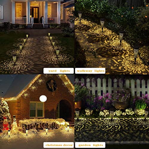 gardencave 6 Pack Solar Lights Outdoor Garden Decorative Solar Gar...