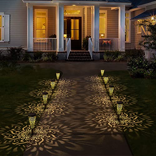 gardencave 6 Pack Solar Lights Outdoor Garden Decorative Solar Gar...