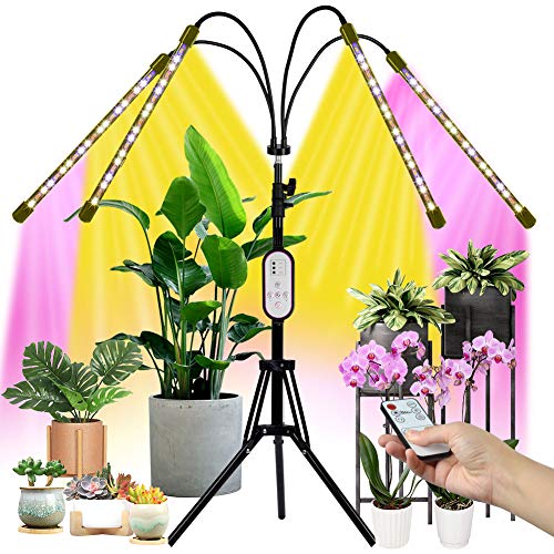 Grow Light with Stand, LED Growing Lamp for Indoor Plants, Smart F...
