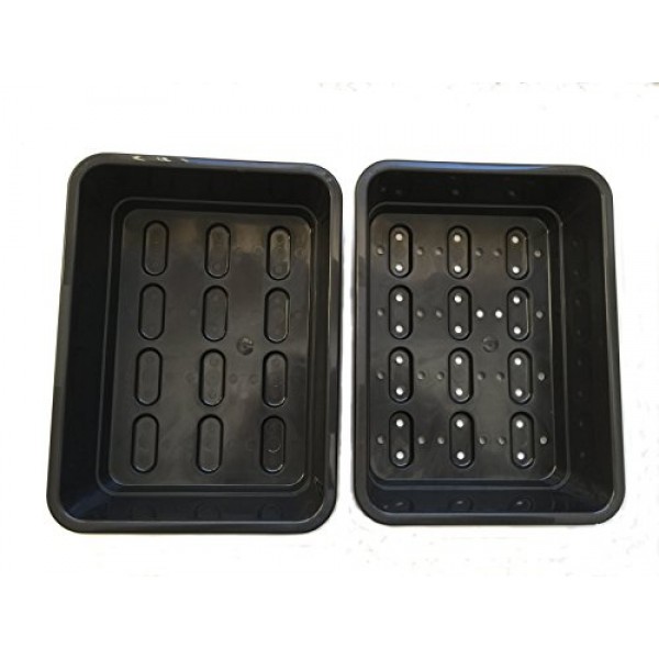Seedling Starter Trays - Germination Kit - Drip Tray and Tray with...