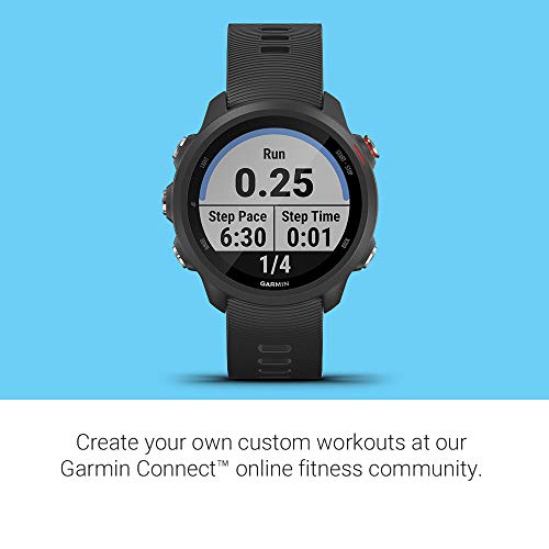 Garmin Forerunner 245 Music, GPS Running Smartwatch with Music and...