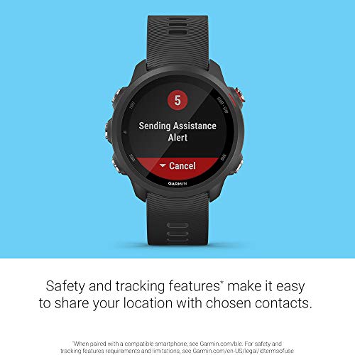 Garmin Forerunner 245 Music, GPS Running Smartwatch with Music and...