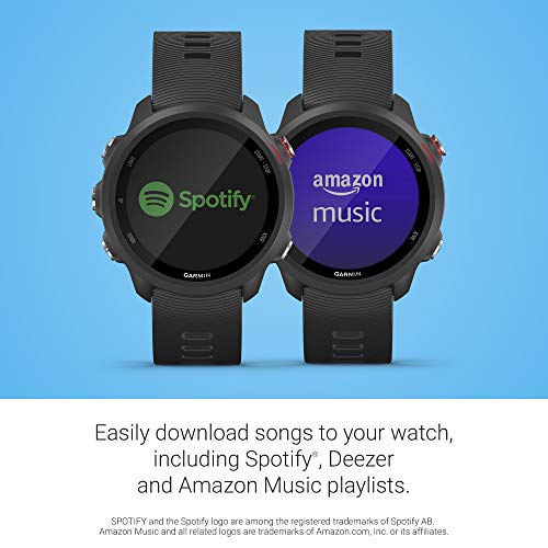 Garmin Forerunner 245 Music, GPS Running Smartwatch with Music and...