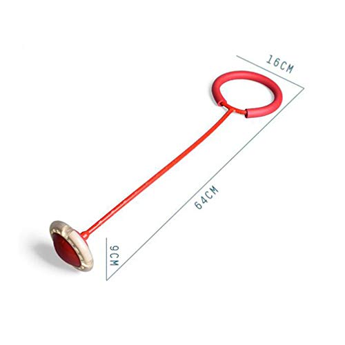 Garneck Flashing Jumping Ring Ankle Skip Ball Skip Jump Rope for K...