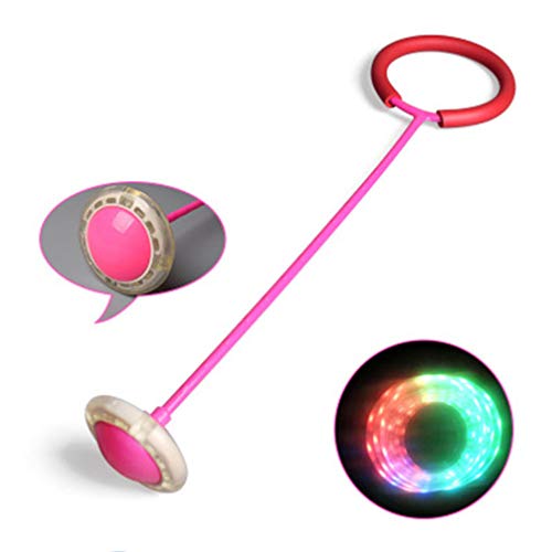 Garneck Flashing Jumping Ring Ankle Skip Ball Skip Jump Rope for K...
