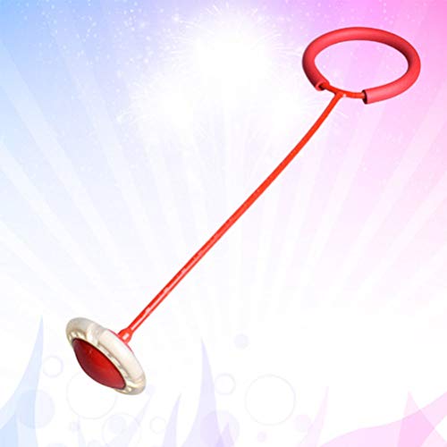 Garneck Flashing Jumping Ring Ankle Skip Ball Skip Jump Rope for K...