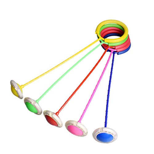 Garneck Flashing Jumping Ring Ankle Skip Ball Skip Jump Rope for K...