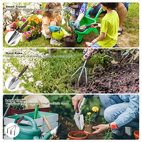 Garden Tool Set, Gardening Tools Alloy Steel Hand Tool Garden Tool...