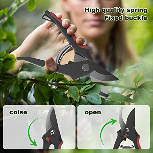 Garden Tool Set, Gardening Tools Alloy Steel Hand Tool Garden Tool...