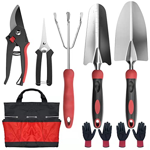 Garden Tool Set, Gardening Tools Alloy Steel Hand Tool Garden Tool...
