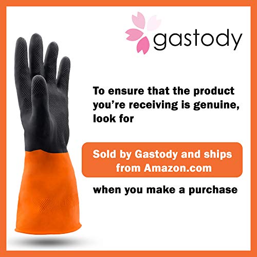 Chemical Gloves Set of 2 Pairs - Size XL Gloves with High Protecti...