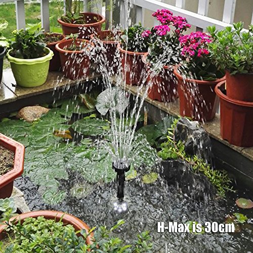 GBGS 10W 160GPH Submersible Water Pump with 2 Water Patterns Blos...