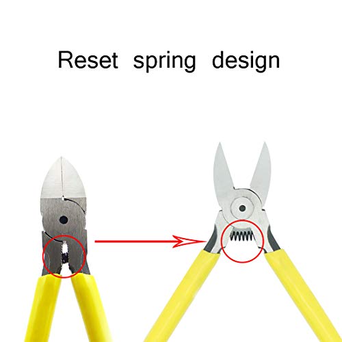 Diagonal Cutting Pliers 6 Inch Anti-slip Wire Cutters Electrical,Y...