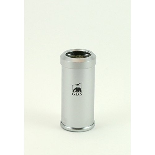 GBS 100% Pure Badger Bristle Travel Shaving Brush, Light Silver Gr...