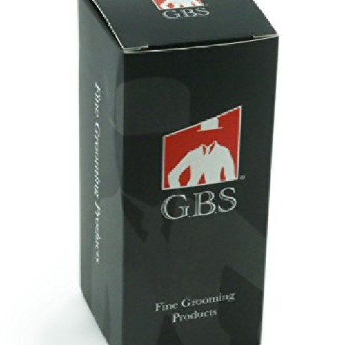 GBS 100% Pure Badger Bristle Travel Shaving Brush, Light Silver Gr...