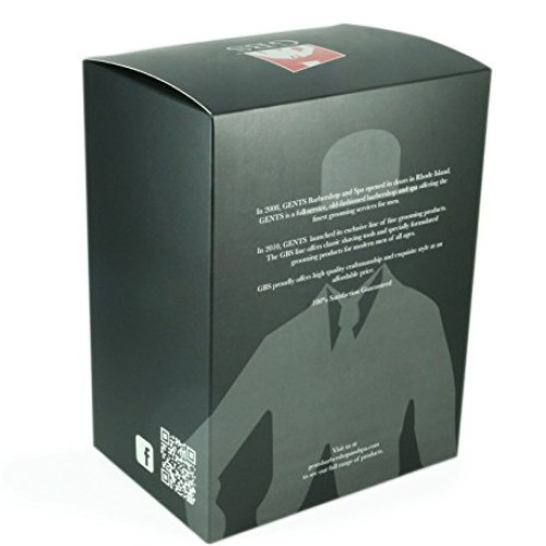 Mens Grooming Set - Comes with Gift Box - Black Shaving Soap Bowl...