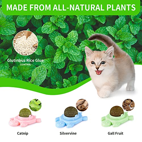 GBSYU Catnip Ball ‖ Catnip Balls for Cats Wall: silvervine for Cat...