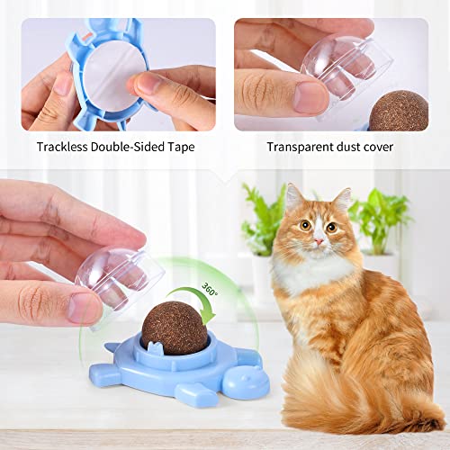 GBSYU Catnip Ball ‖ Catnip Balls for Cats Wall: silvervine for Cat...