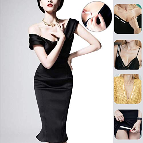 Double Sided Clothing Tape, Clear Fabric Strong Tape for Dress, Cl...