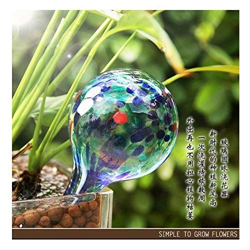 2 pcs Glass Irrigation Ball/Home Travel Lazy Drip Irrigation Equip...