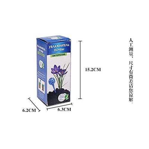 6 PCS Glass Irrigation Ball/Green Potted Plants Drip Irrigation Eq...