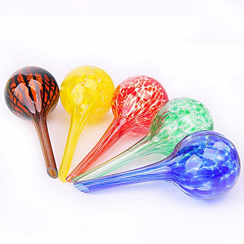 6 PCS Glass Irrigation Ball/Green Potted Plants Drip Irrigation Eq...